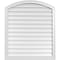 Ekena Millwork Arch Top Surface Mount PVC Gable Vent: Functional, w/ 2"W x 1-1/2"P Brickmould Frame, 34"W x 40"H GVPAR34X4002SF - alternate 1